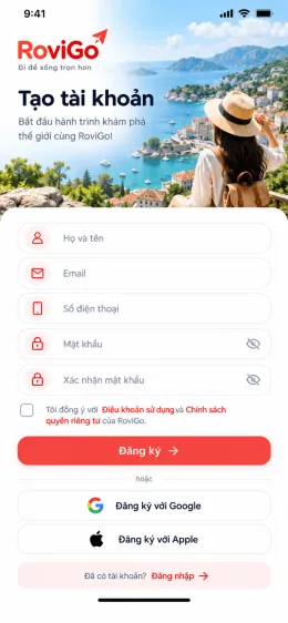 App du lịch - Booking Tour